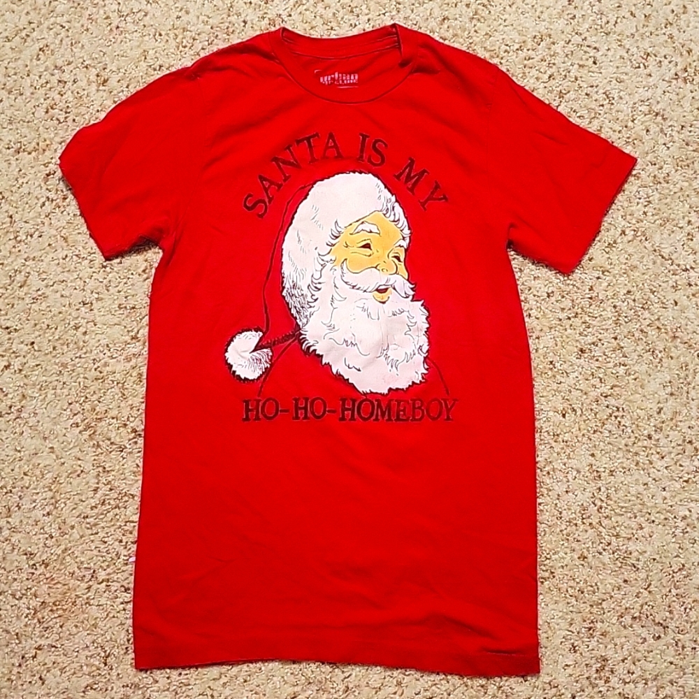 Santa Is My Homeboy Christmas Tshirt